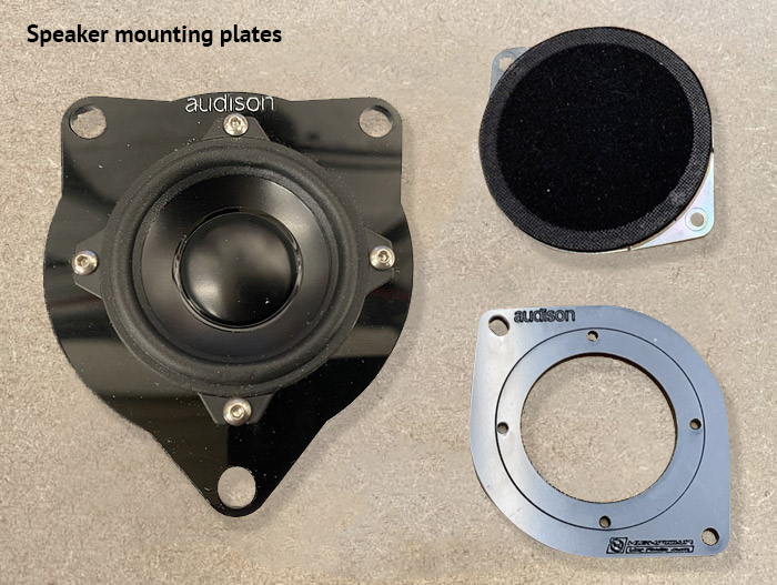 Fabrication of speaker mounting plates