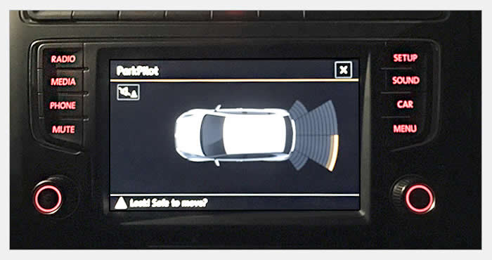OE style PDC Rear parking sensors with display